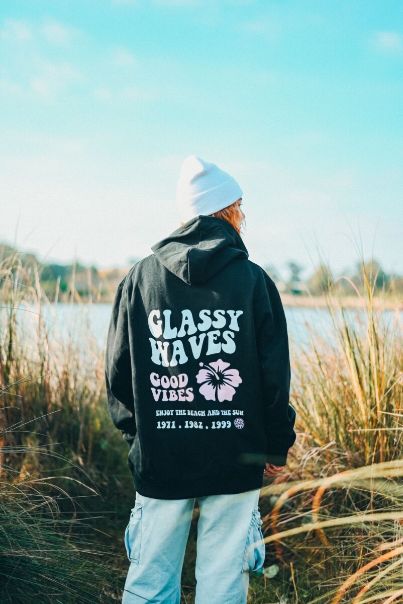 HOODIE BLACK GOOD VIBES