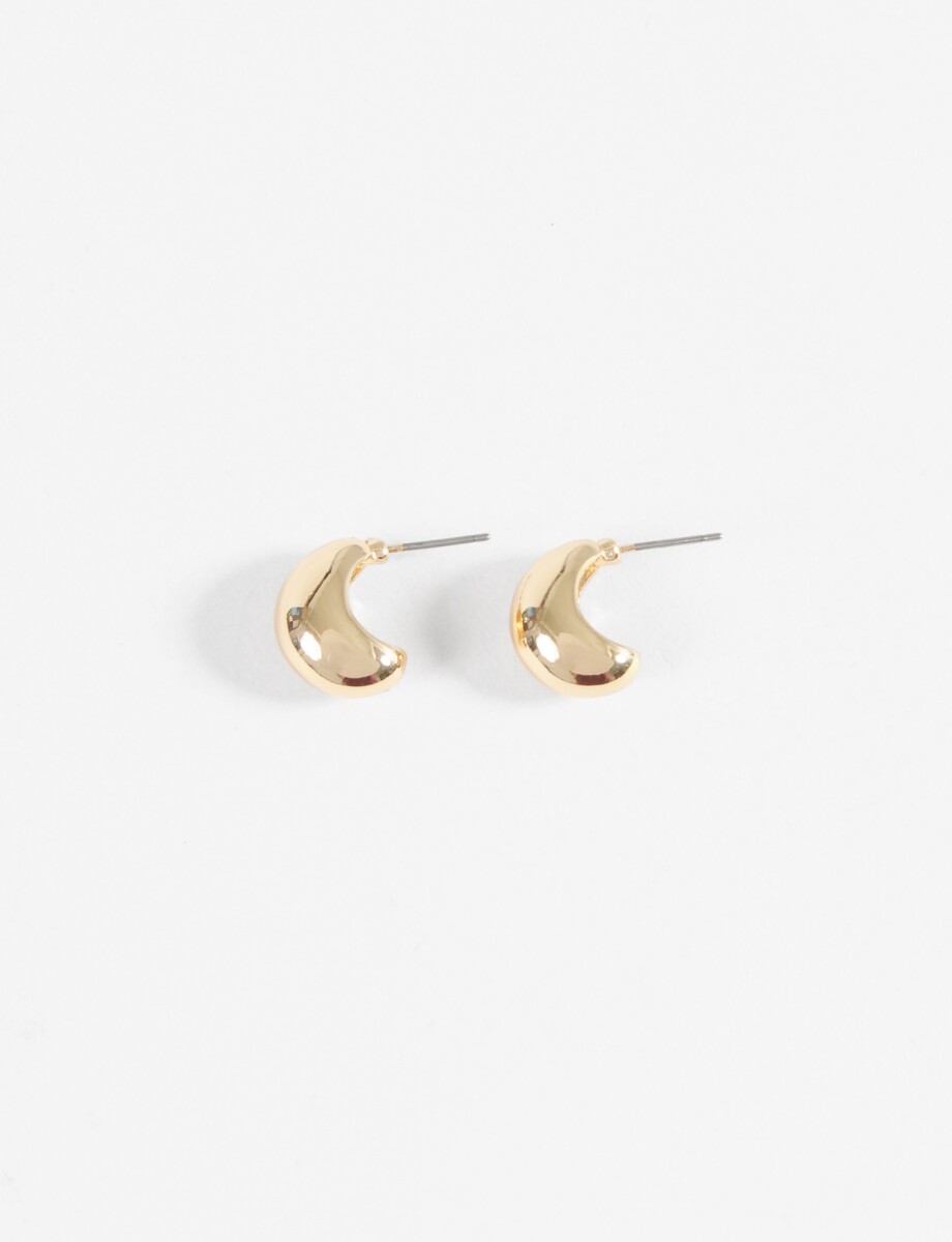 Aros mini gota - dorado 