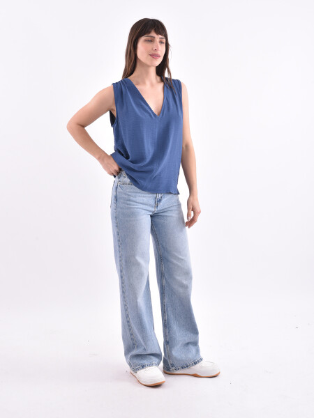 BLUSA BERTA AZUL PIEDRA