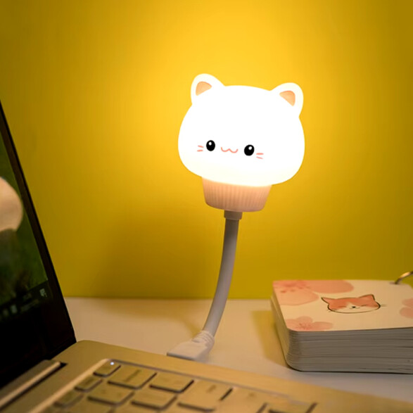 Veladora portátil USB con forma de gato AI9411