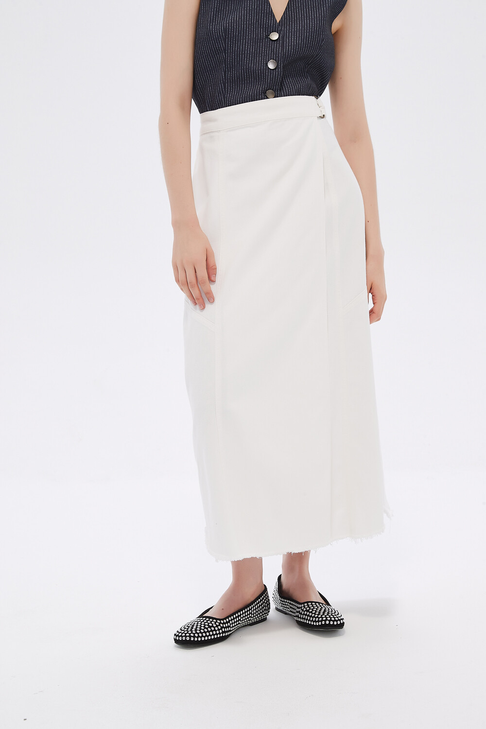 Falda Luza Marfil / Off White