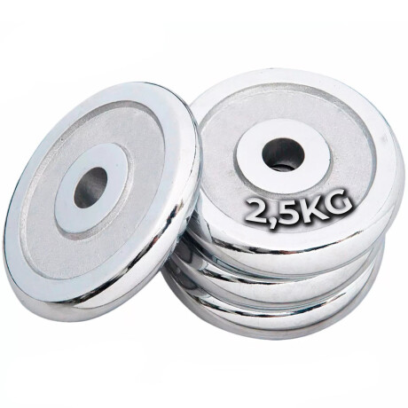 Disco Hierro Cromado 2.5Kg Expert Compacto Pesa P/ Barras y mancuernas Disco Hierro Cromado 2.5Kg Expert Compacto Pesa P/ Barras y mancuernas