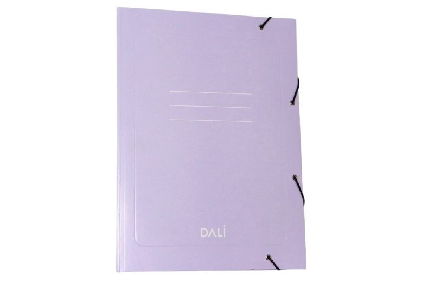 CARPETA DALI CON ELASTICO TAMAÑO OFICIO COLORES PASTELES - COLOR LILA 
