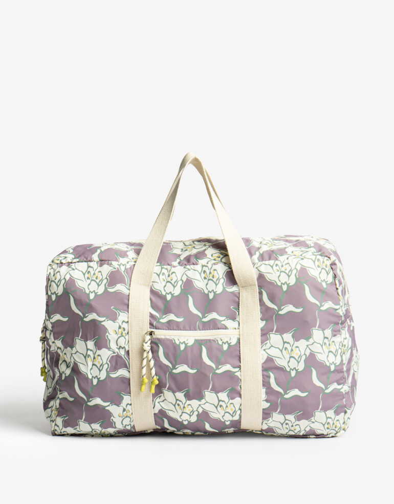 Porta Cosméticos Bolso Estampado Flores