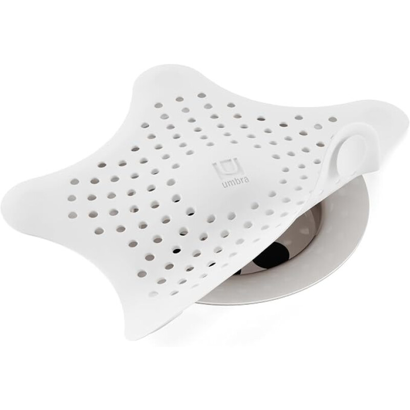 Filtro Silicona para Desagüe de Pileta u Baño Umbra Blanco