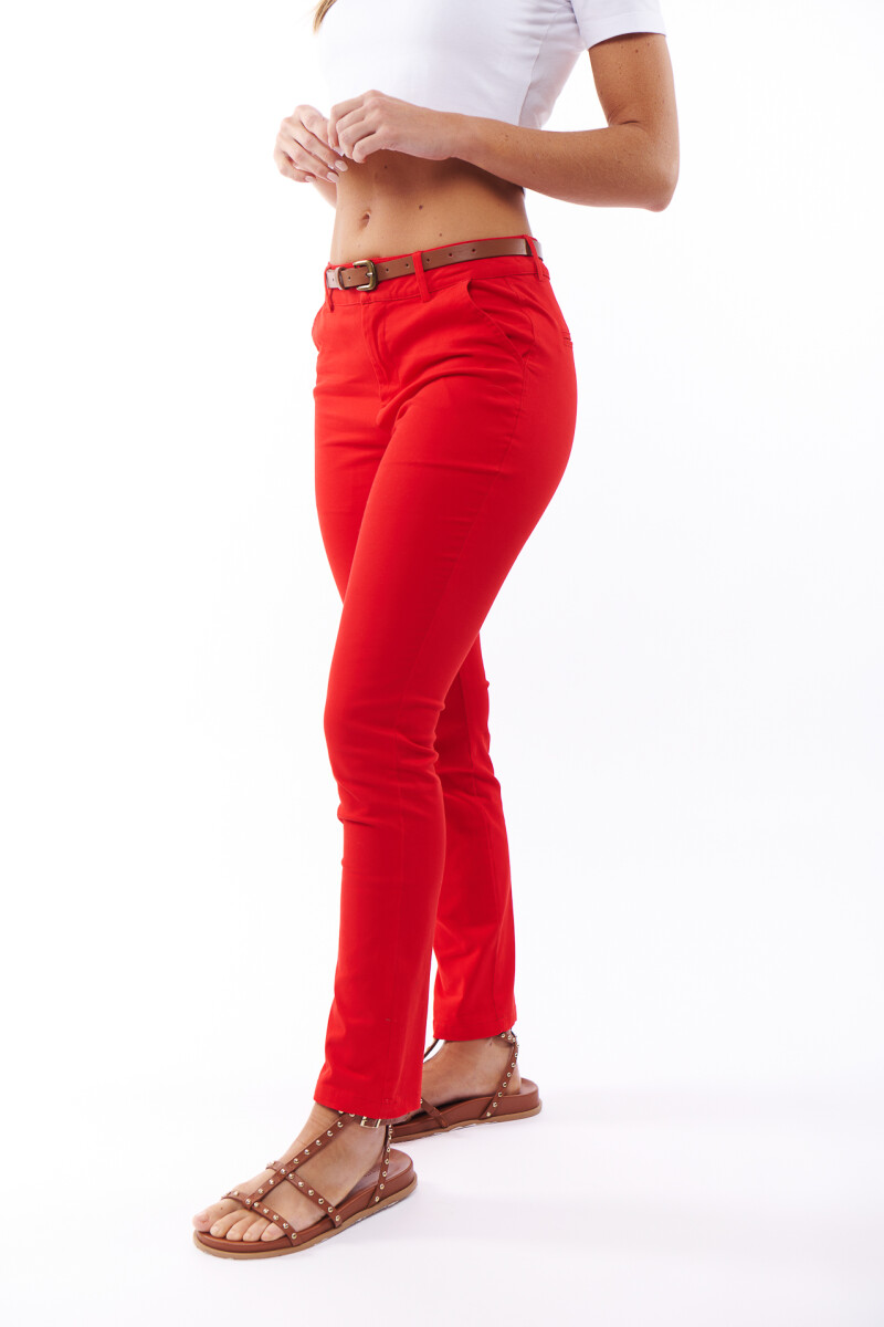 PANTALON ACTIVE ROJO