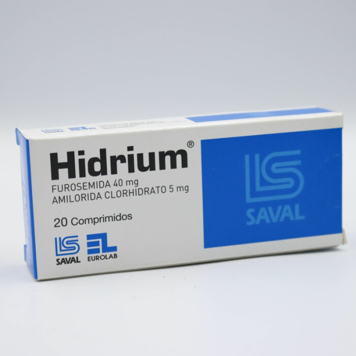 HIDRIUM CJ X 20 COMPRIMIDOS única