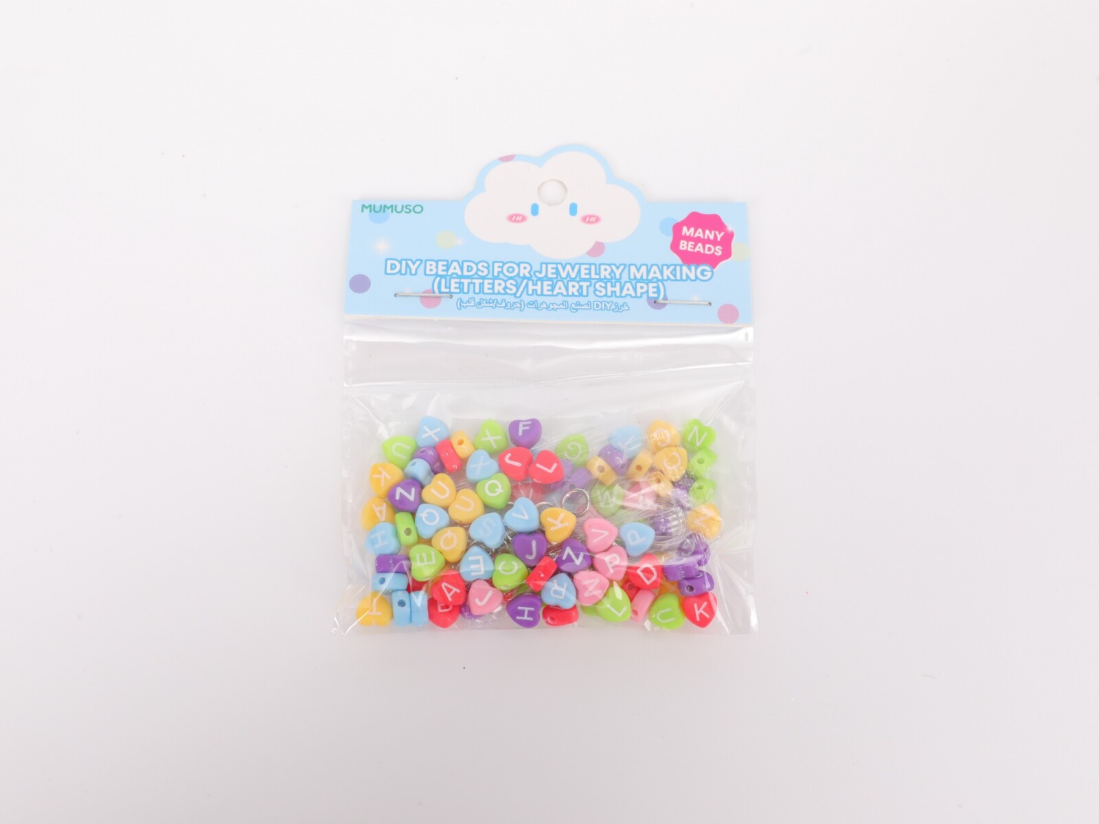 KIT PARA FABRICACIÓN DE JOYAS (LETRAS/FORMA DE CORAZÓN) 