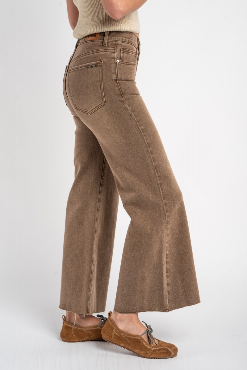 Flared Wide Leg Lavado Chocolate
