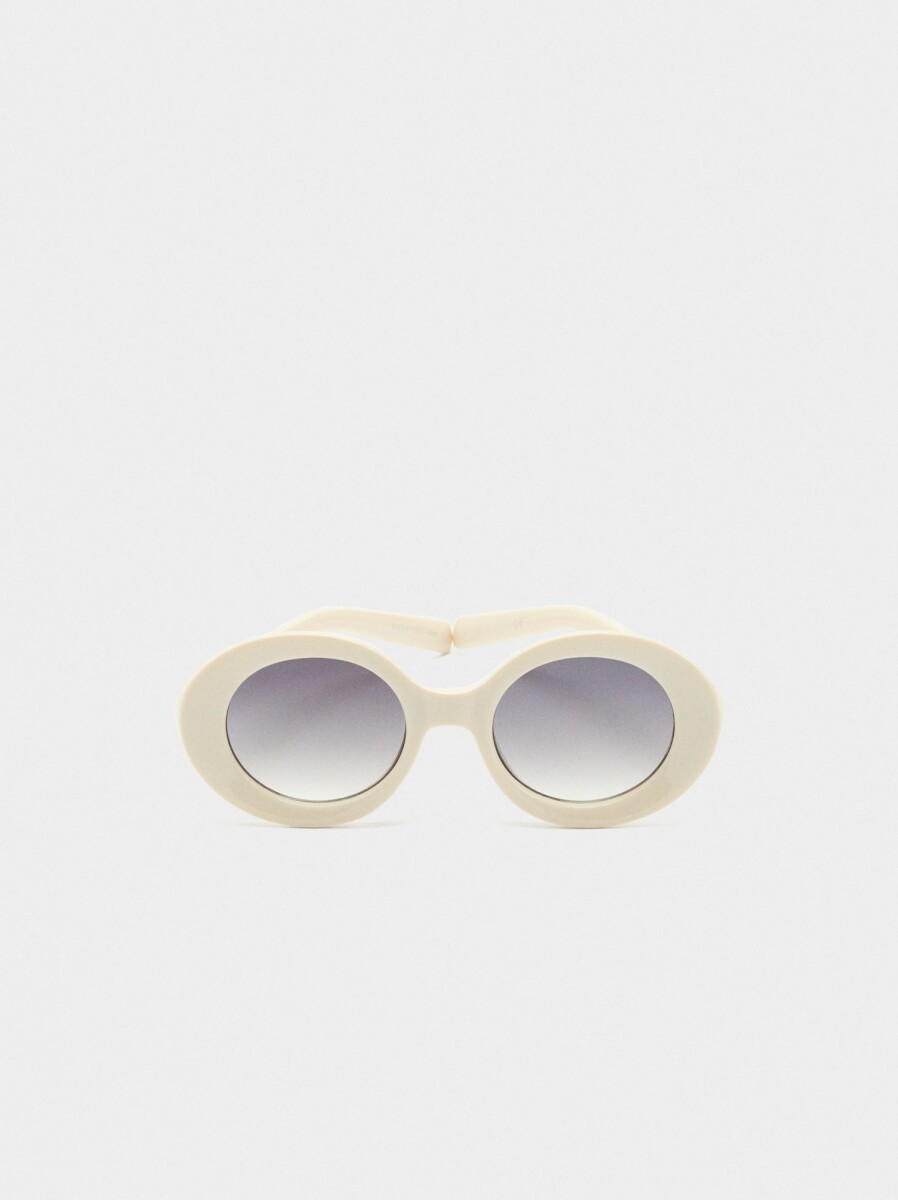 Gafas De Sol Redondas - crudo 
