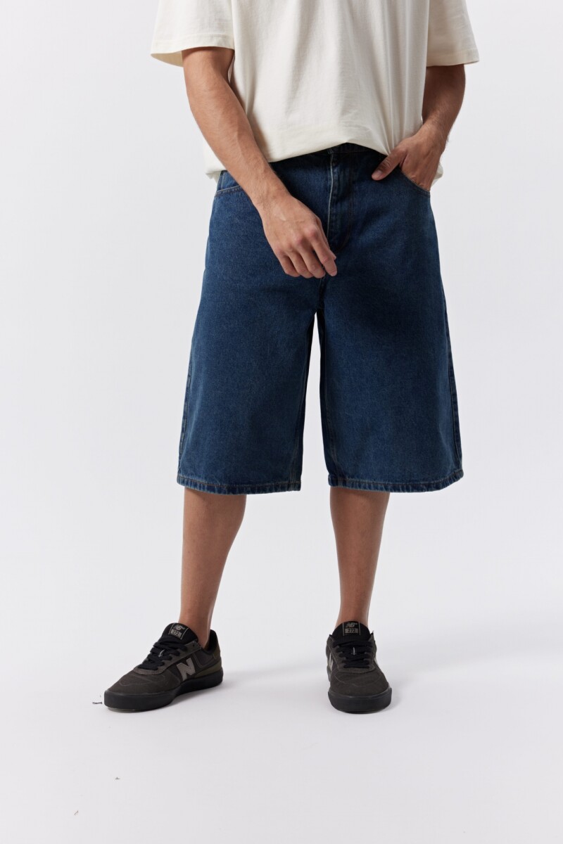 BERMUDA DENIM MAREA - AZUL MEDIO JEAN 