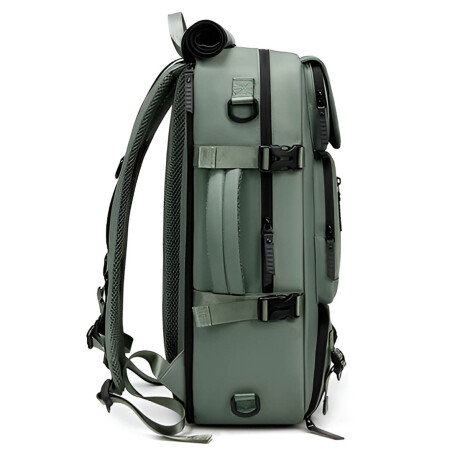 Mochila Bolso Viaje Carry On Impermeable N 1 Laptop Verde