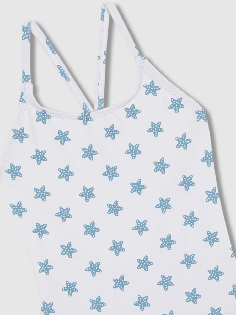 Traje De Baño Estampado Estrellas Blanco Roto