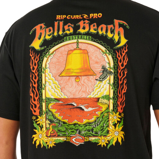 Remera Rip Curl Bells Pro 26 Event - Negro Remera Rip Curl Bells Pro 26 Event - Negro