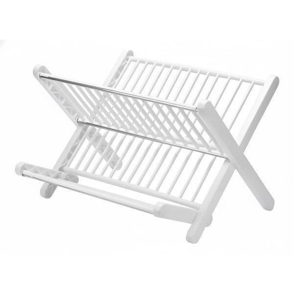 Escurridor De Platos 2 Niveles De Metal Escurre Platos Color Blanco