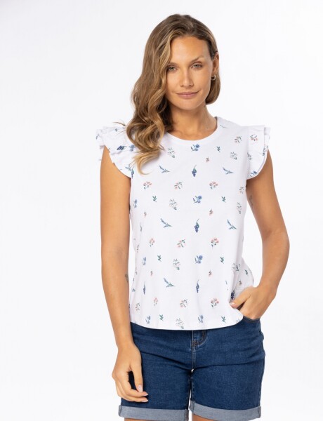 REMERA ESTAMPADA Blanco
