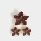 Broches Sets Con flores Set De Broches - Combinacion Bicolor