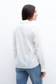 Camisa de broderie blanco