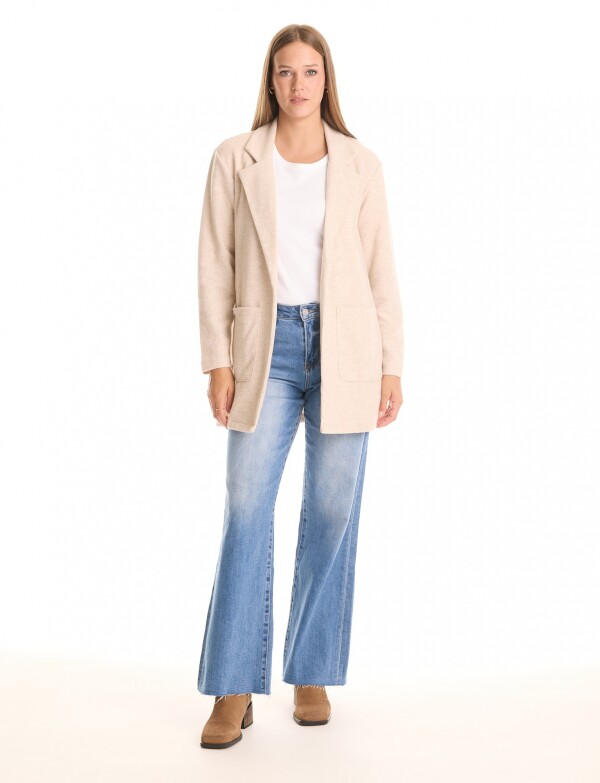 Blazer Cozy Suelto BEIGE
