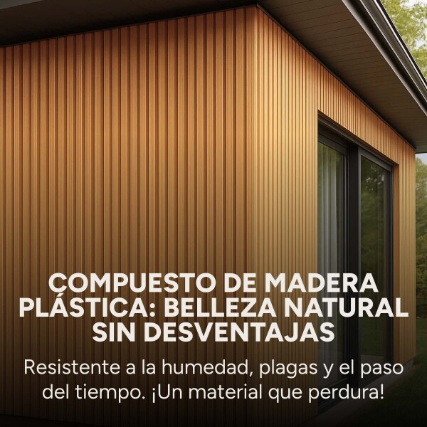 Pack x30 Wpc Simil Madera Wall Panel Lambrin 2.90x16.7 Color Marrón Madera 3
