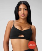 Bra Deportivo PureLuxe Keyhole Low Impact Mujer Black