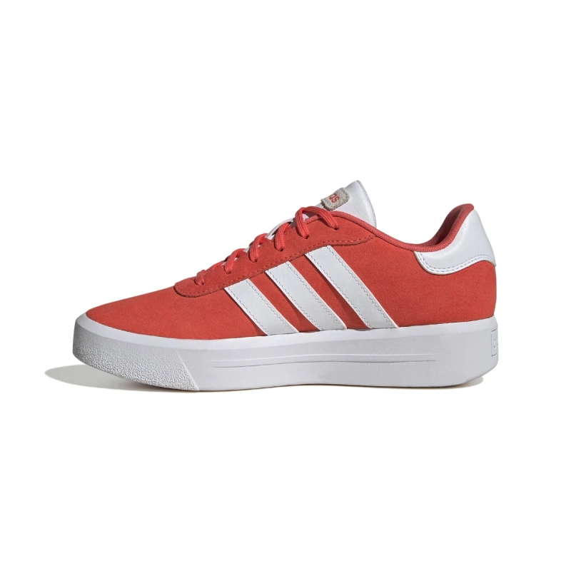 COURT PLATFORM SUEDE Rojo