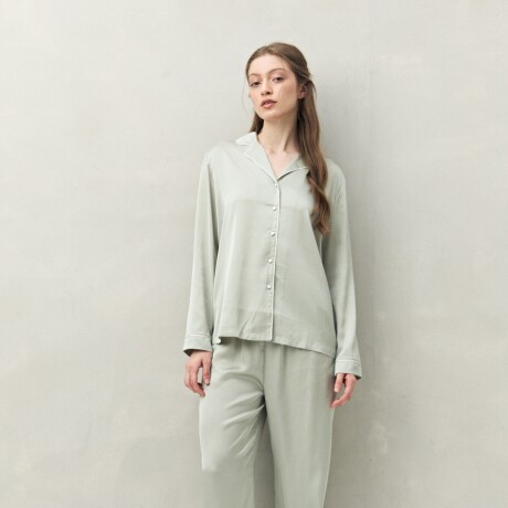 CAMISA GINGER Verde Grisáceo