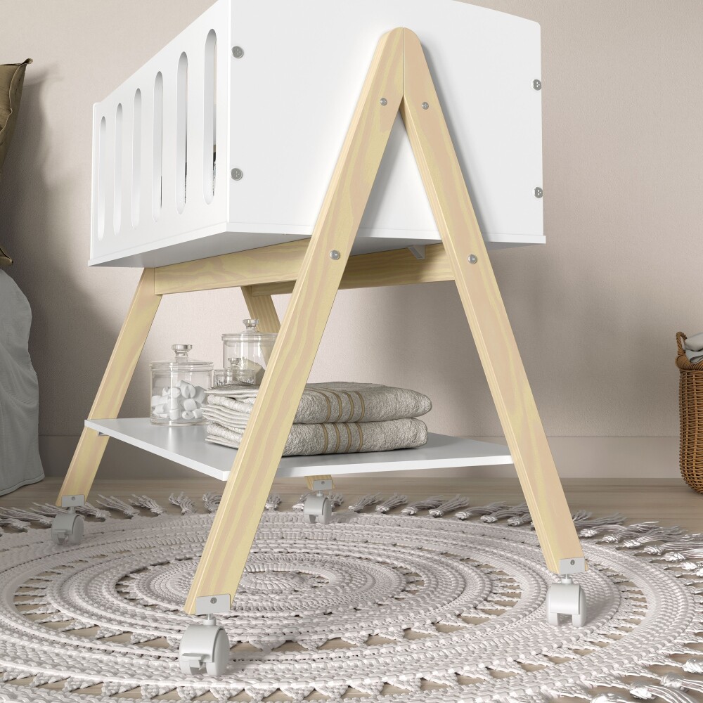 CUNA CAMA MDF-Y-MADERA NATURAL-BEIGE ZUPPY