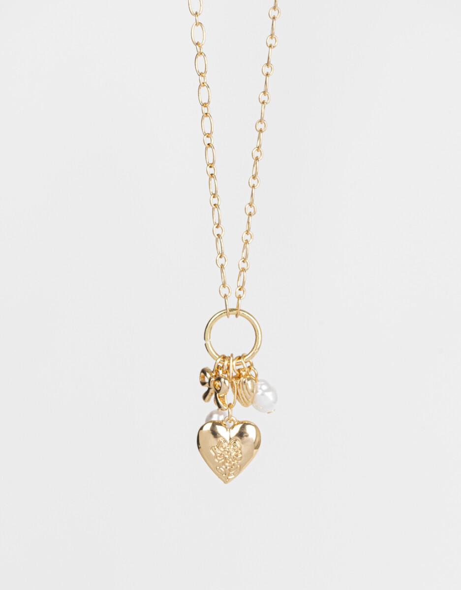 Collar Corto Con Ramillete 