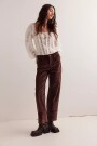 RISK TAKER CORD STRAIGHT Marron