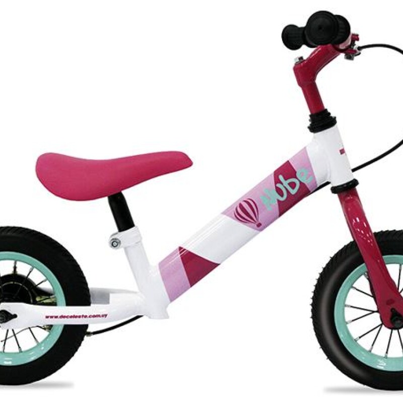 BICICLETA BACCIO R-10 NUBE Niña bco-rosa /coral-verde N/A
