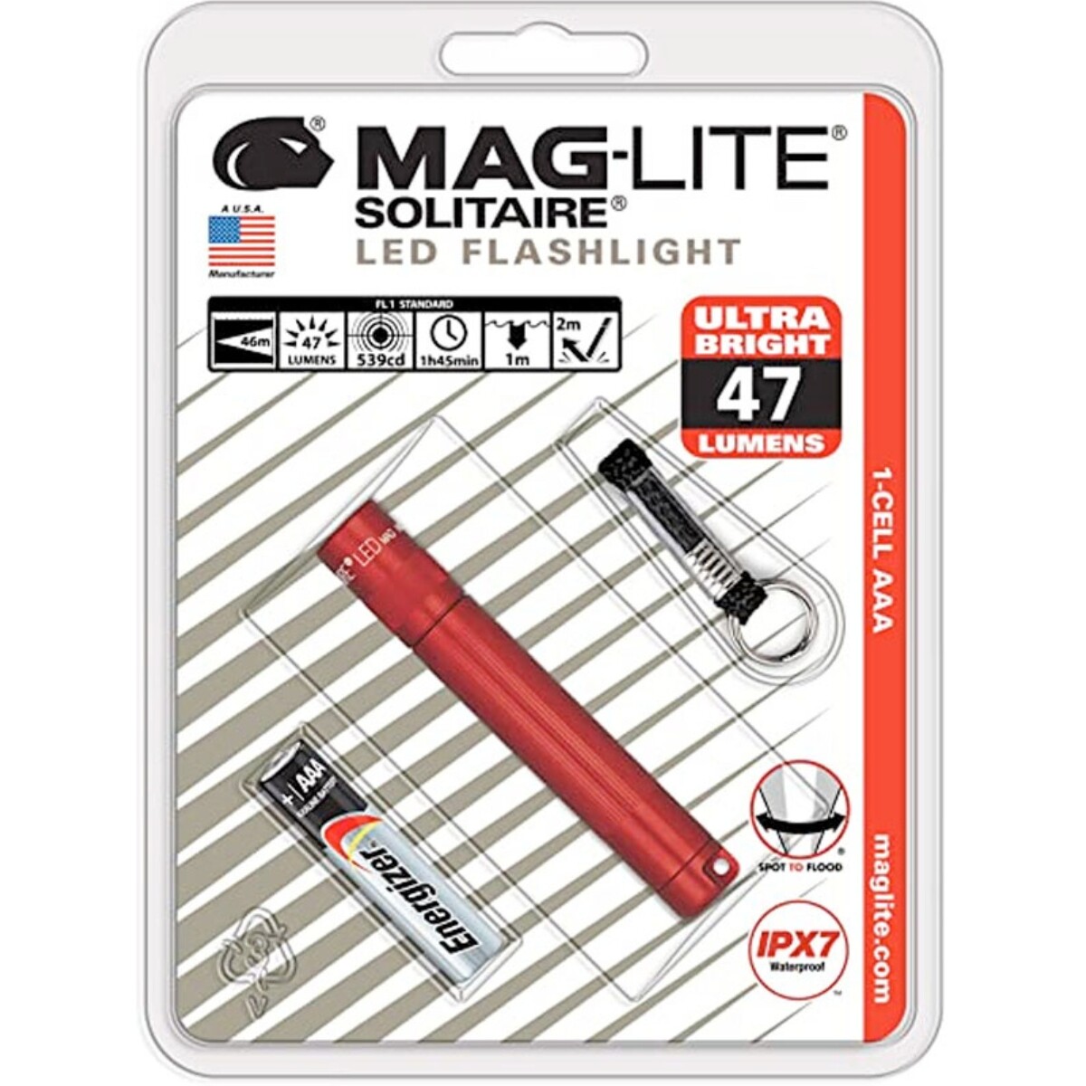 Linterna Maglite Solitaire mini LED - Rojo 