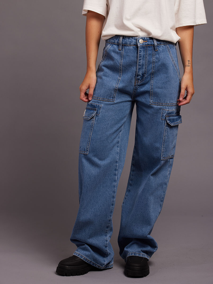 JEAN FIJI RUSTY - Azul 