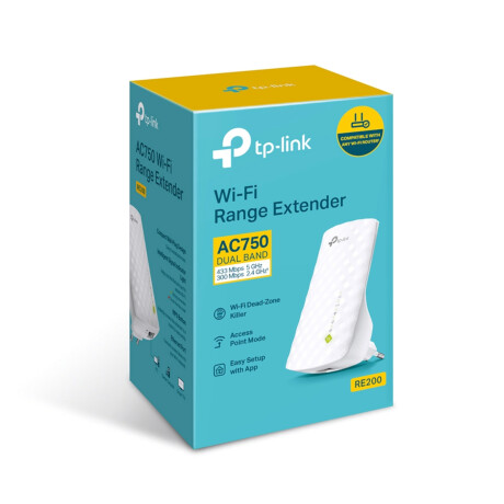 Extensor de Red Tp-Link Re200 De Doble Banda Ac750 001