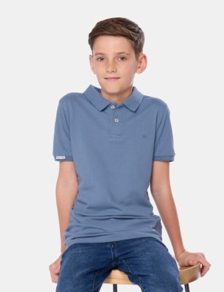 REMERA POLO DE ALGODÓN PIQUÉ Piedra