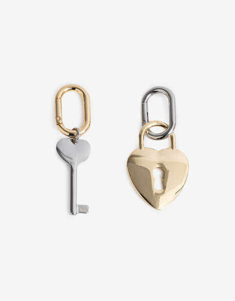 Llavero Metal Set De Llaveros Biplating - Combinacion Bicolor