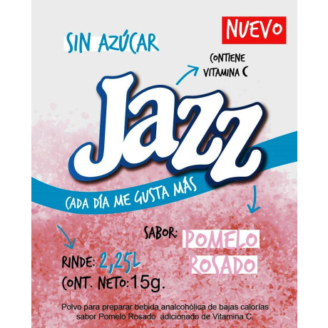 REFRESCO POLVO JAZZ S/AZUCAR POMELO ROSADO 2.25LT REFRESCO POLVO JAZZ S/AZUCAR POMELO ROSADO 2.25LT