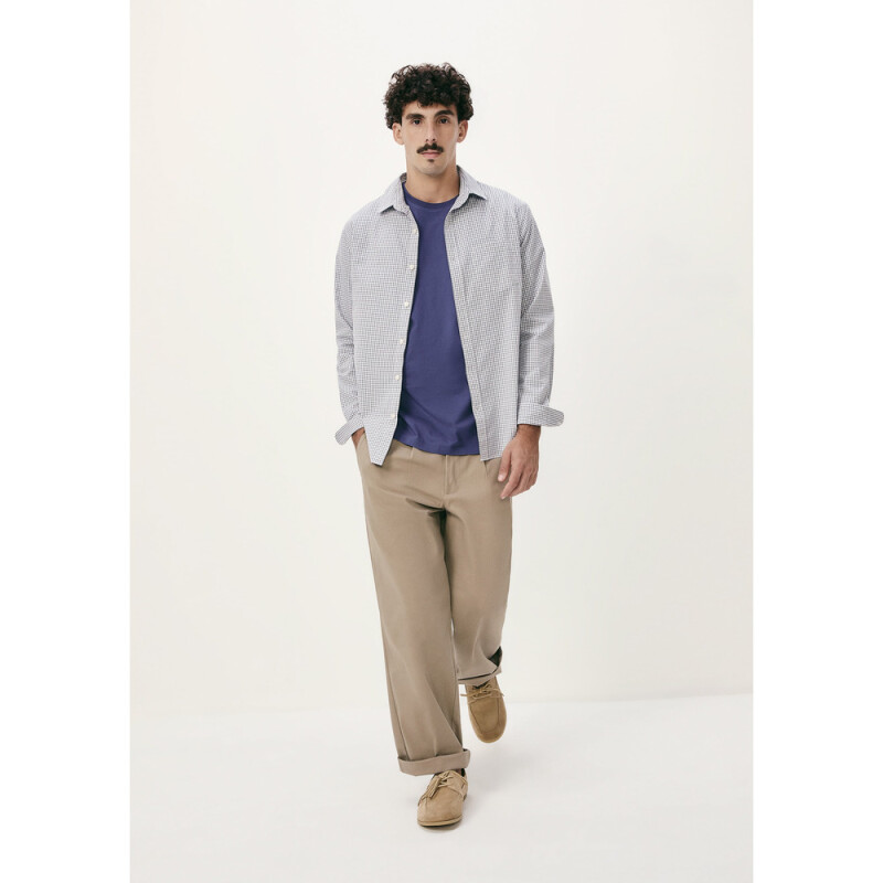 CAMISA MASC CINZA CLARO