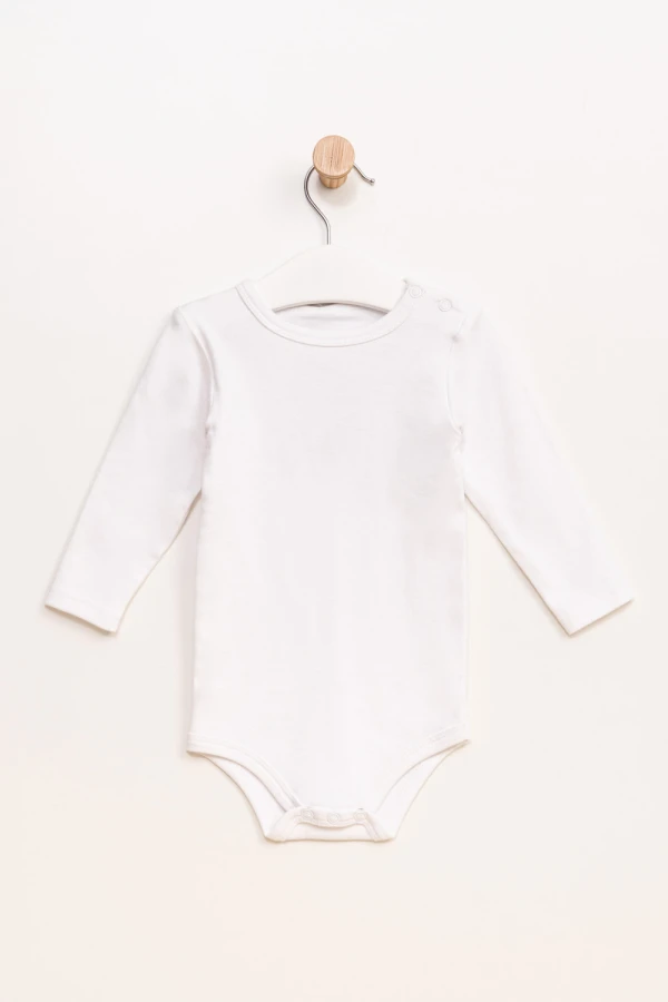 Body manga larga estampado dinosaurios Blanco