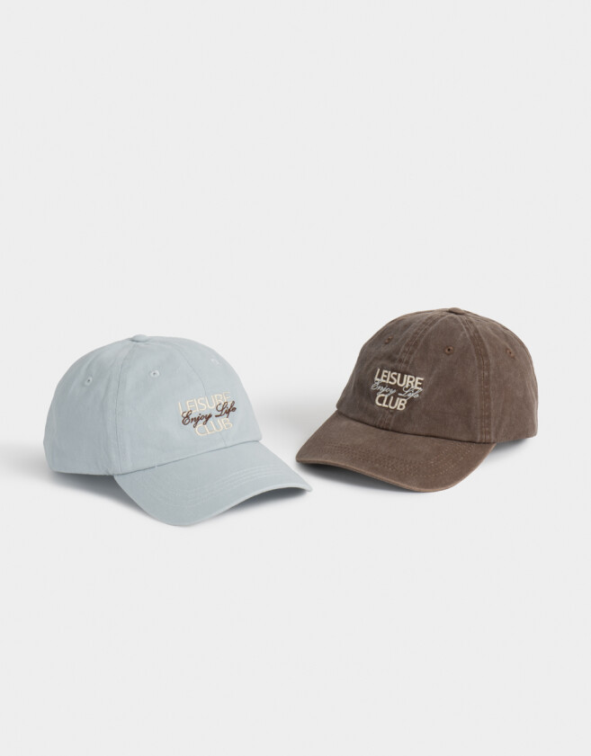 Caps Gorra Canvas Bordada Chocolate - Marron Oscuro