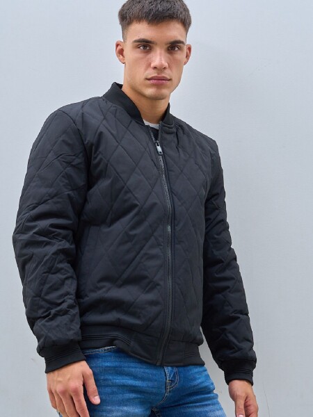 CAMPERA OXX 0423 CAPITONEAD NEGRO