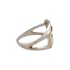 Anillo Ojo de Ra-Plata y Oro-Sin Piedra-AN5771 sinpiedra