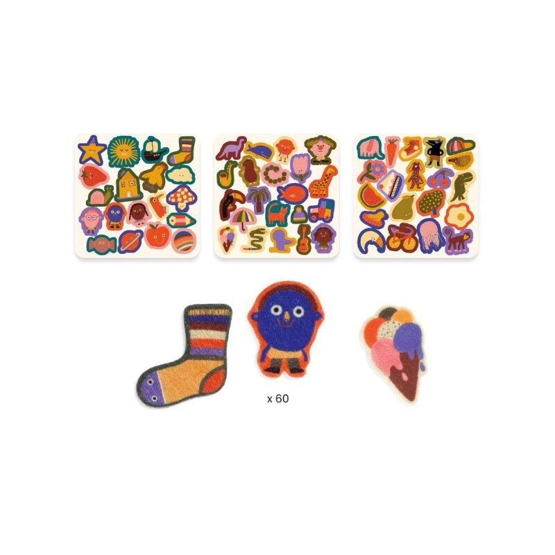 Set x 60 stickers suaves y grandes Funny ones