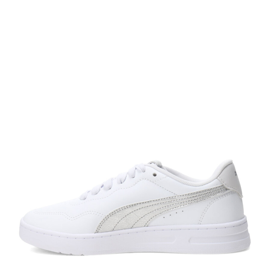 Championes de Mujer Puma Court Lally Metal.Whisper Blanco - Plata