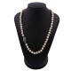 Collar perlas de cultivo y broche oro 18k 2 tonos con brillantes. Collar perlas de cultivo y broche oro 18k 2 tonos con brillantes.