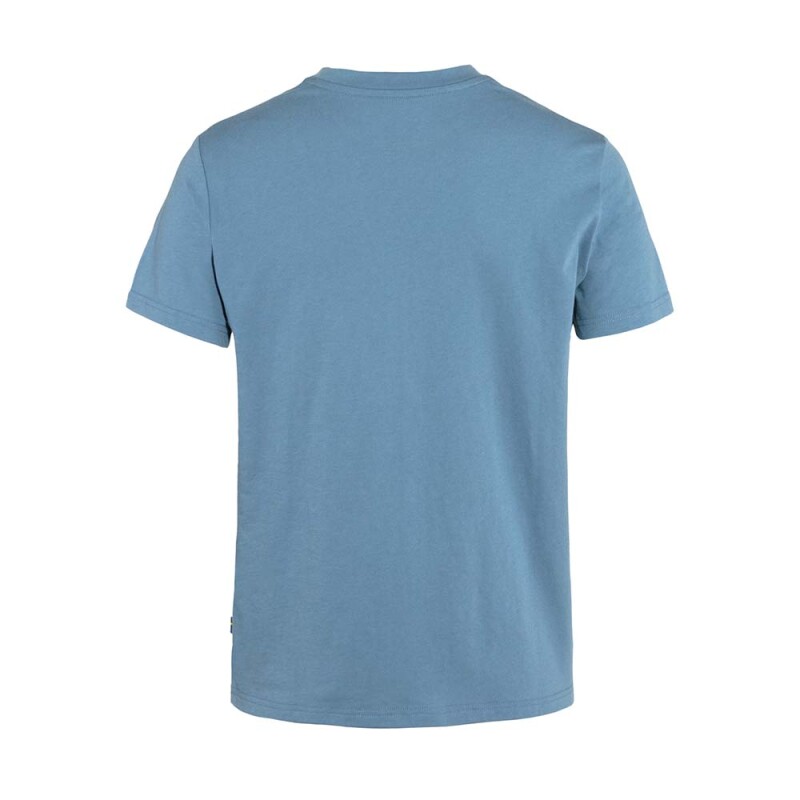 Polo Fjallraven Logo Tee Mujer Dawn Blue