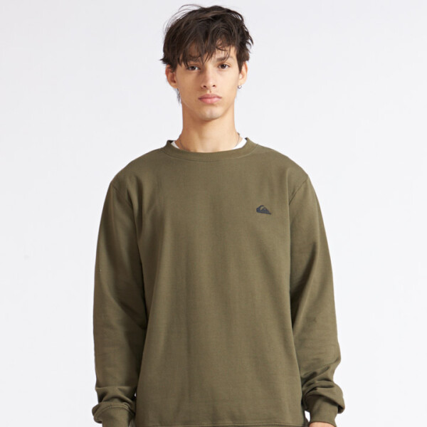 Quiksilver Buzo Polar BASIC CREW Hombre - Marrón Marron
