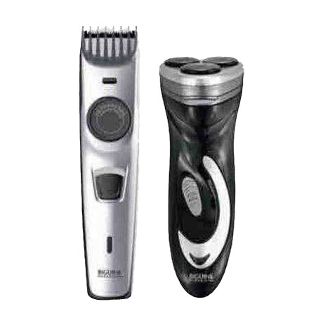 Set Viaje Camping c/Mochila Táctica + Afeitadora y Cortapelo Verde