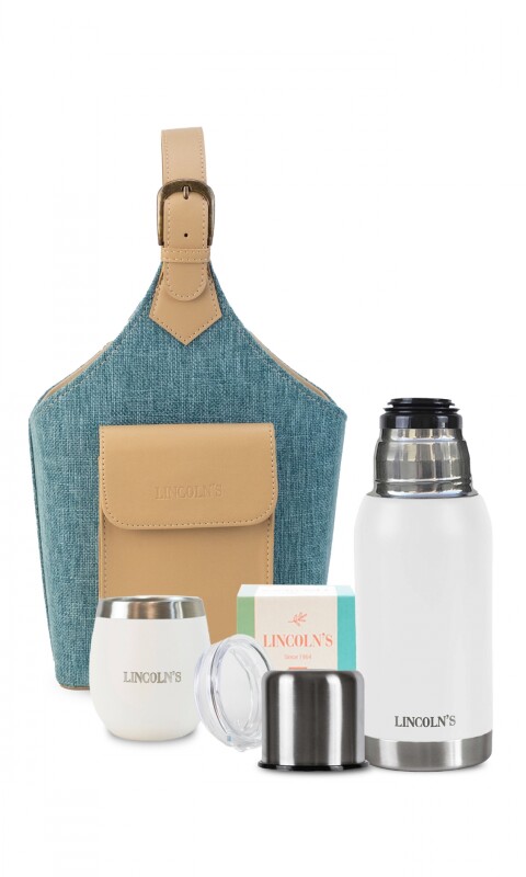 KIT MATERO HOUSES TELAR PETROLEO C/ BLANCO