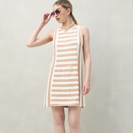 VESTIDO TESSA Tostado